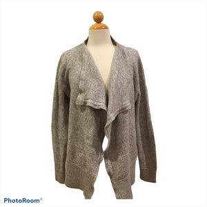 Ann Taylor LOFT Waterfall Cascade Knit Cardigan